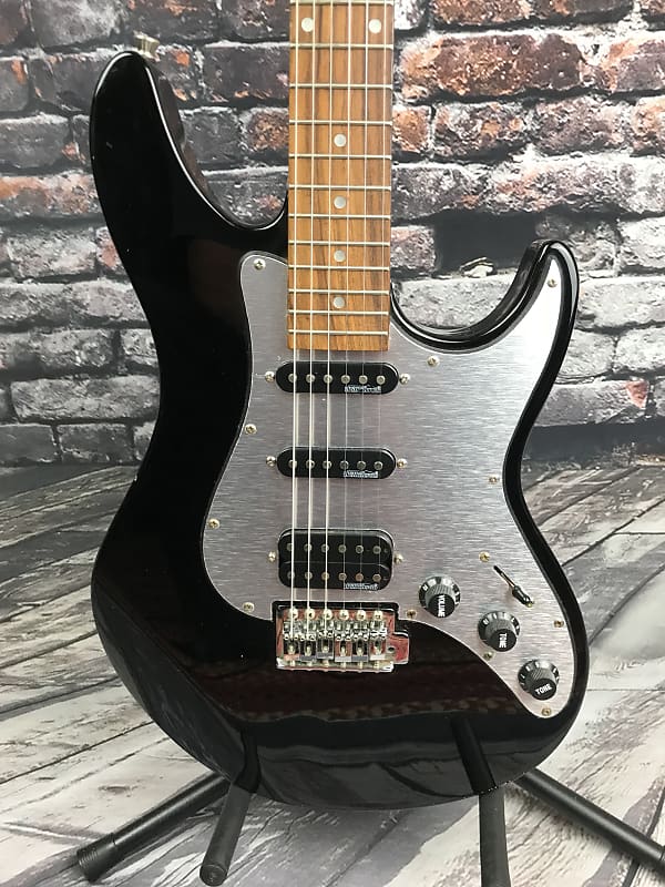 Ashton Strat Black made in Australia | Reverb