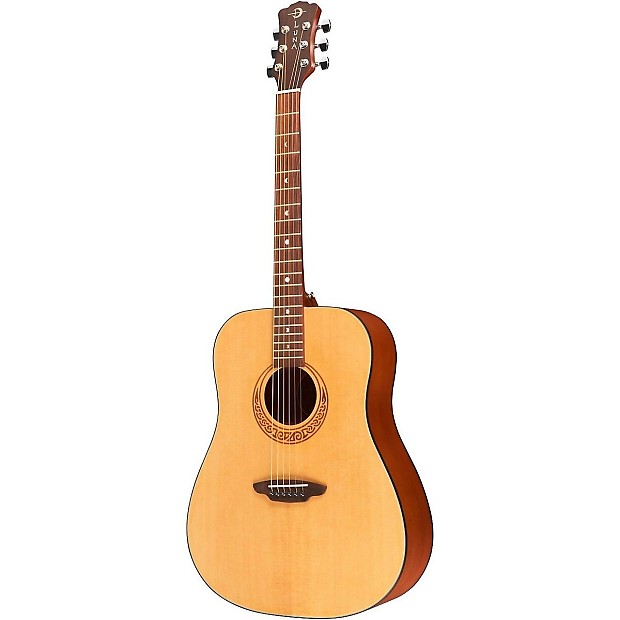 Luna Gypsy Muse Dreadnought Acoustic Guitar Natural image 2