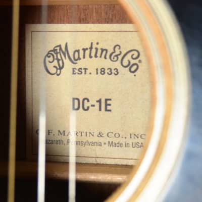 Martin D-1E Acoustic/Electric Guitar w/ OHSC – Used - Satin Finish image 10