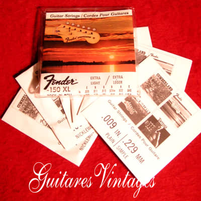 Rare new old stock Fender 6 strings 9-40 CBS period image 1