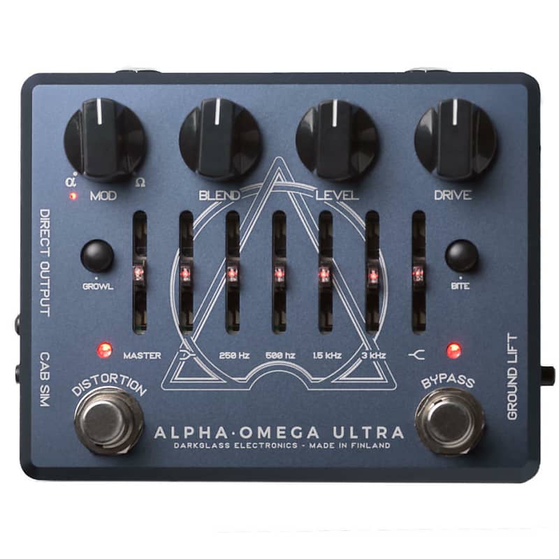 Darkglass Electronics Alpha Omega Ultra v2 Bass Preamp pedal AOUV2 image 1