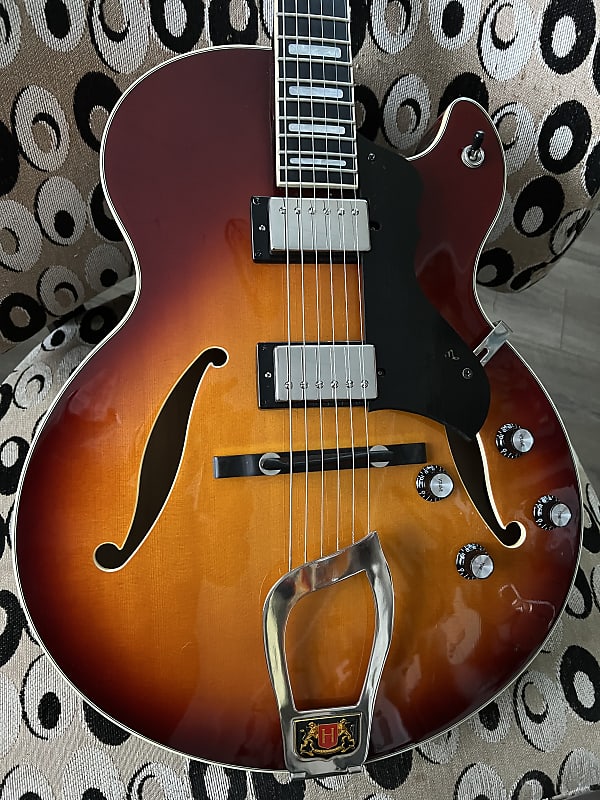 Hagstrom HJ600 サンバースト Hagstrom HJ600 Aged Cherry Sunburst | Reverb