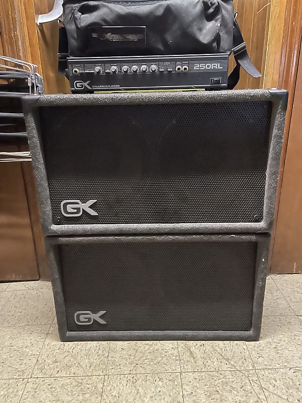 GallienKrueger GK 250RL Solid State Guitar Head and 2 Reverb