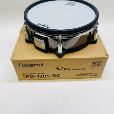 Roland PD-128S-BC 12” Black Chrome Mesh Snare Pad PD128 | Reverb