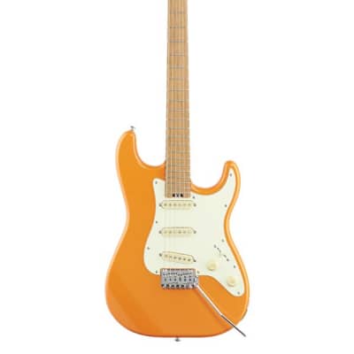 Schecter Nick Johnston Traditional SSS Electric Guitar Atomic Orange image 2