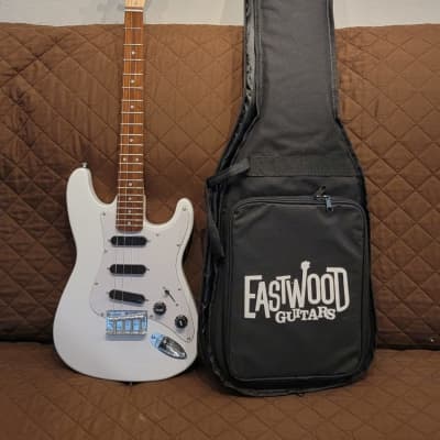 Eastwood MODEL S Solid Alder Body Bolt-on Maple C Shape Neck 4-String Tenor Electric Guitar w/Gig Bag image 8