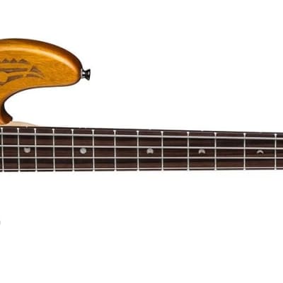 Luna TAT 34 Electric 34" Long Scale Satin Finish 4-String Electric Bass Guitar image 2