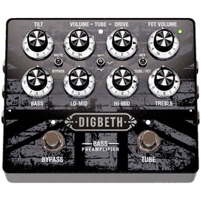 Laney Digbeth Series Bass Pre-Amp Effects Pedal Black image 1