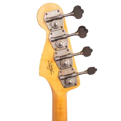 Fender Custom Shop 1964 Jazz bass - relic - Aztec Gold - 9.5 lbs - serial# R133242 image 5