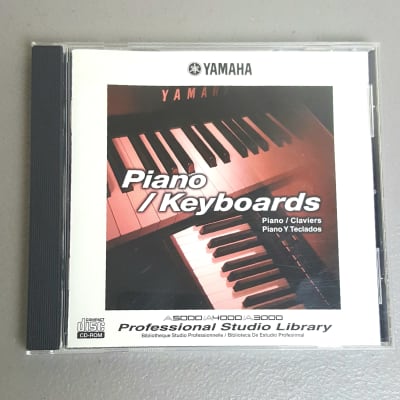 Yamaha A5000/A4000/A3000 Sampler CD Rom - PSLCD-101 - Piano/Keyboards