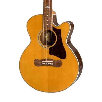 Epiphone EJ-200 Coupe Electro-Acoustic Guitar, Vintage Natural for sale