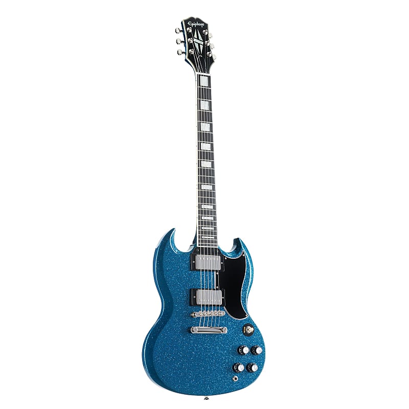 Epiphone SG Custom Brunswick Blue Sparkle - Double Cut