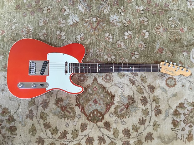 Fender American Deluxe Telecaster 2002 Candy Tangerine image 1