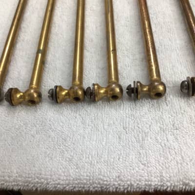 Ludwig Gold Plated Tube Lugs For Bass Drum…8 In Total..1920s - Gold plated image 7