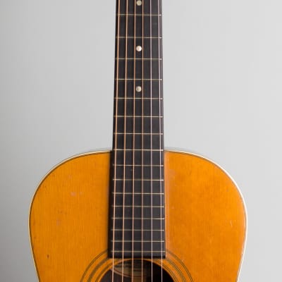 Regal  Custom Built Style 5 Flat Top Acoustic Guitar,  c. 1930, ser. #3446, black hard shell case. image 8