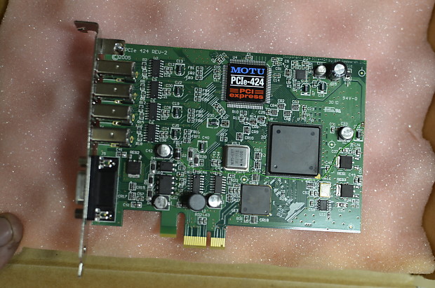 MOTU PCIe-424 Card for PCI Express Core System, Supports Up