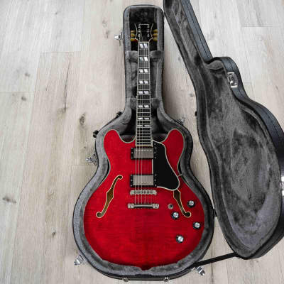 Eastman Guitars T486 Electric Guitar, Red, Ebony Fingerboard image 10