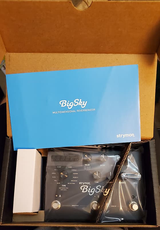 Brand New Strymon Big Sky Reverb Midnight Edition Reverb