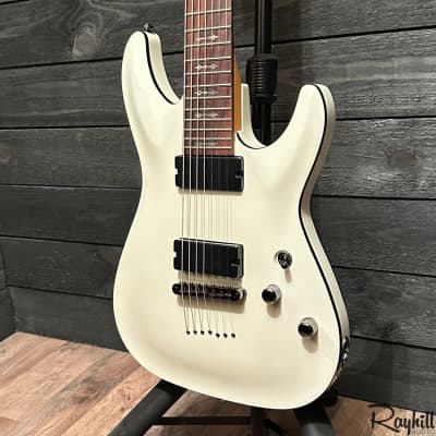 Schecter Demon-7 White 7 String Electric Guitar B-Stock image 3