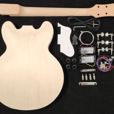 ES-335 Style Semi-Hollow Body DIY Guitar Kit by Budreau Guitars image 2