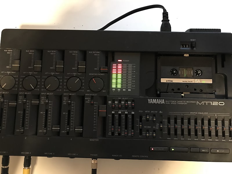 Yamaha MT120 4 Multi Track Cassette Tape Recorder early 90's Reverb