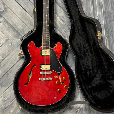 Used Ibanez 1981 MIJ Artist AS-50  Semi Hollow Electric Guitar with Case - Red image 15