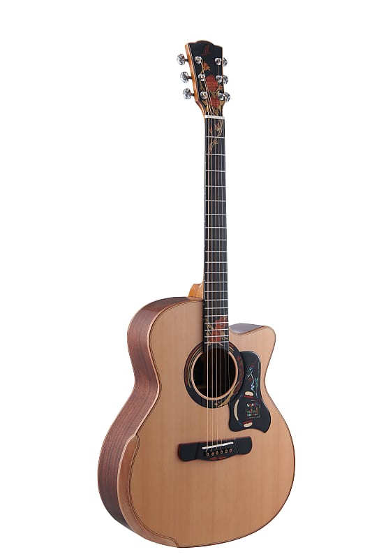 Merida Extrema Autumn cutaway solid Spruce Top Acoustic guitar (Optional pickups can be added) image 1