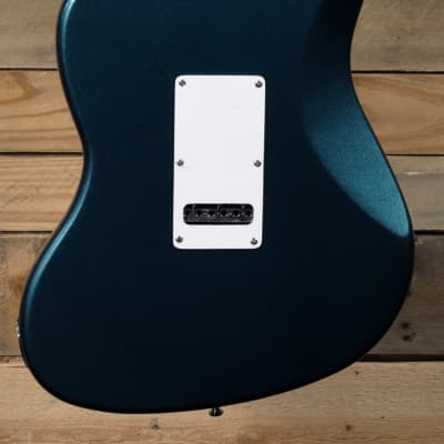 G&L Tribute Doheny Electric Guitar Emerald Blue Metallic image 3