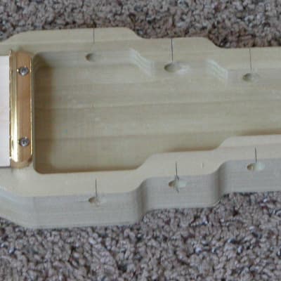 S8-Slide Steel Lap Guitar Kit 25 scale Rogue Replacement DIY Builds  String Through GeorgeBoards™ #2 image 8