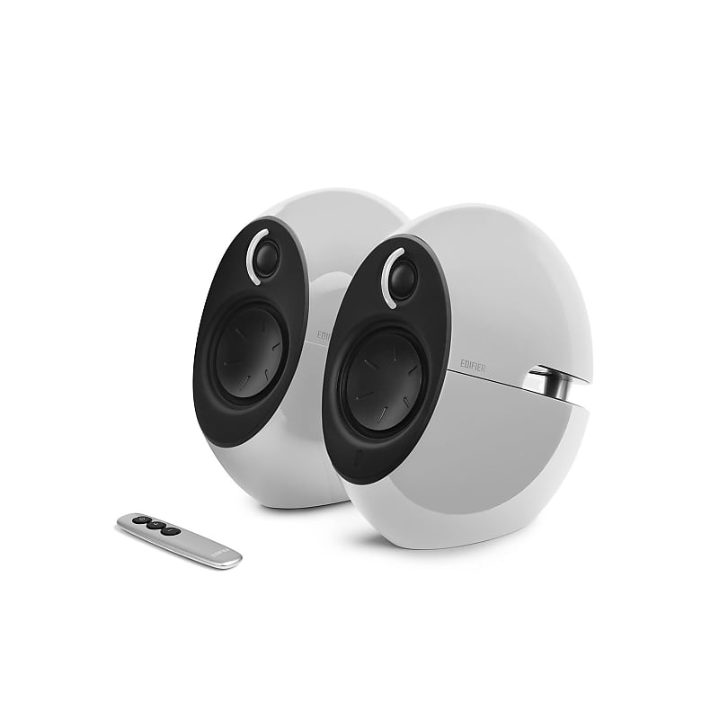 Edifier e25 Luna Eclipse Bluetooth 2.0 Speaker Set with Bass Radiators - White image 1