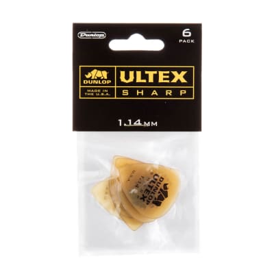 Dunlop Ultex Sharp Picks - 6 Pack 1.14 mm image 2