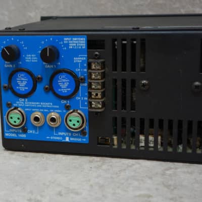 QSC Model 1400 2 channel power amp image 2