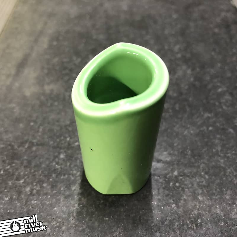 The Rock Slide CRS-SR Ceramic Guitar Slide Riptide Green Small