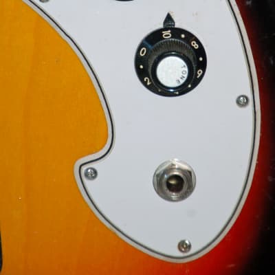 Kawai/Mayfair Electric Jazz Bass Copy with Case image 14