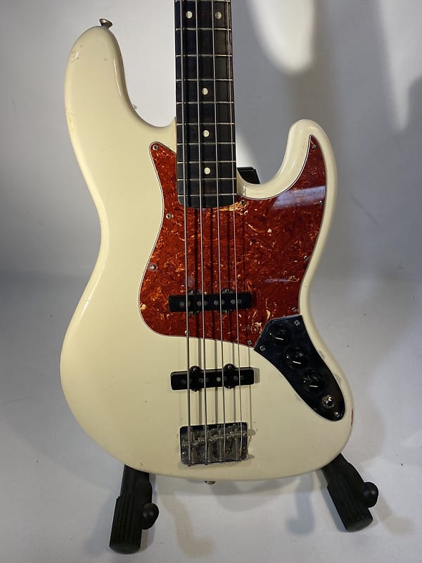 Fender Jazz Bass Partscaster Replica Vintage White Reverb 1350