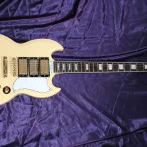 Epiphone G-400 1961 Les Paul SG Custom 2004 Vintage White | Reverb