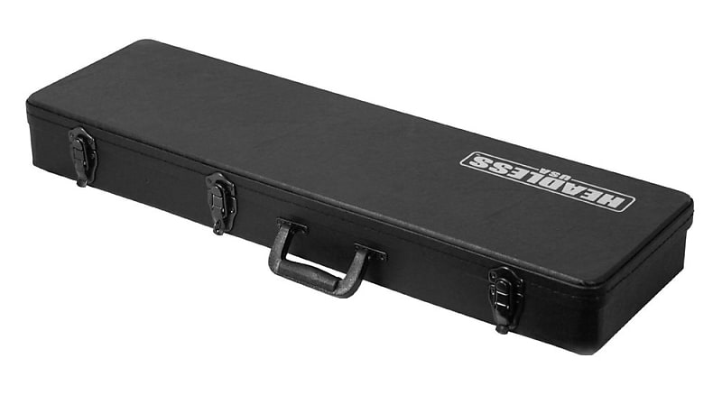 Headless guitar on sale hard case