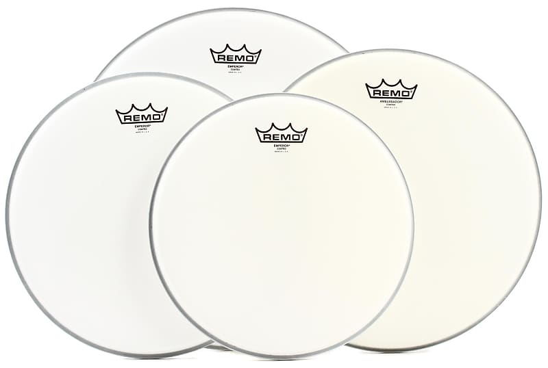 Remo Emperor Coated 4-piece Tom Pack - 12/13/16 Inch And 14 | Reverb