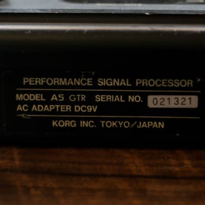 Japan rare Korg A5 Guitar Effects Processor 1990s Black image 4
