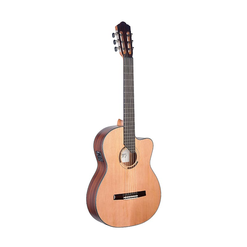 Angel Lopez Eresma series, E/A Classical guitar cutaway w/ solid cedar top image 1