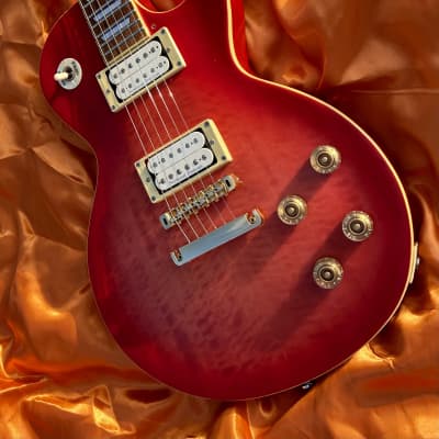 Pearly Gates Epiphone Les Paul Standard upgraded American Sperzel Tuners image 8