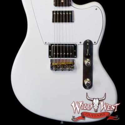 LsL Silverlake One HH Roasted Flame Maple Neck Rosewood Fingerboard Olympic White for sale