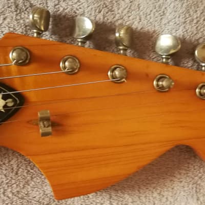 Klira Strat 1970 sunburst vintage and extremely rare guitar made in Germany image 4