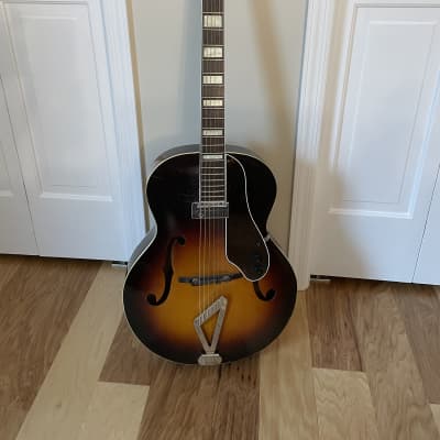 Vintage 1953 Gretsch Synchromatic Acoustic Guitar Model 6014-5 Serial #7786  | Reverb