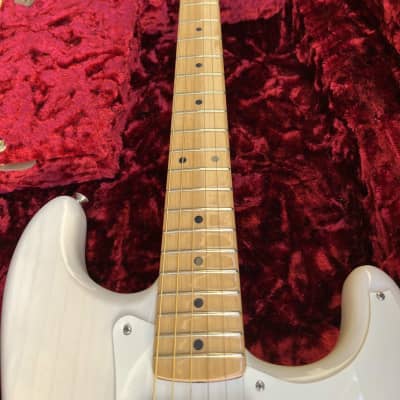 Fender American Original '50s Stratocaster with Maple Fretboard 2018 -2022 White Blonde image 3