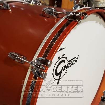 Gretsch USA Custom 5pc Drum Set Satin Copper image 5