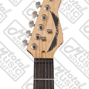 Dean Guitars NV CBK NashVegas Hum Hum Solid-Body Electric Guitar, Clasic Black image 4