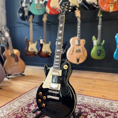 Epiphone Les Paul Standard Left Handed with Gibson Deluxe Tuners - Ebony for sale