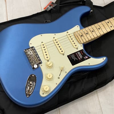 Fender American Performer Stratocaster MN Satin Lake Placid Blue New Unplayed Auth Dealer 7lbs 3oz image 5