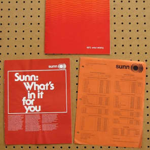 Sunn Catalog 1972 image 1